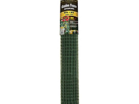 Midwest Air 889252A 4  x 50  Green Plastic Garden Fence - Quantity of 6 Sale