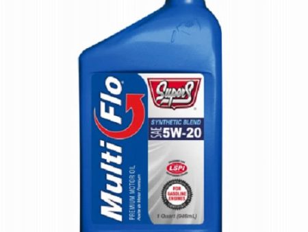 Smittys Supply SUS 93 Super S 1-Quart Of 5W-30 Multi Flo Synthetic Blend  5W-30 Motor Oil - Quantity of 12 Fashion