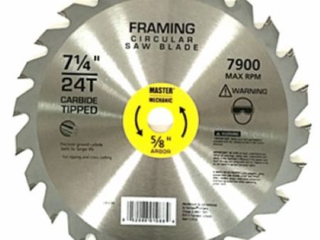 Disston 694374 Master Mechanic 7-1 4  24-Tooth Framing Combo & Circular Saw Blade - Quantity of 20 Online Sale