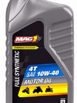 Mag 1 MAG69259 1-Quart Bottle Of Full Synthetic ATV 4T 10W-40 Engine Oil - Quantity of 18 For Discount