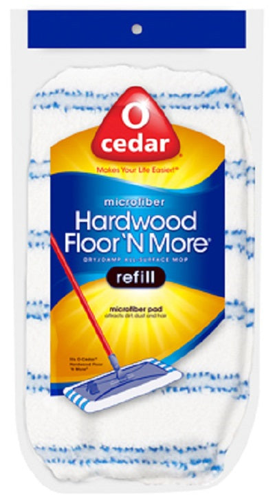 O Cedar 151198 Hardwood Floor & More Wet or Dry Washable Mop Refill Bonnets - Quantity of 6 on Sale