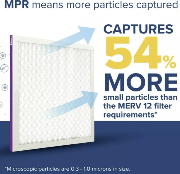 3M Filtrete UP23-4 Purple 14  x 24  x 1  MPR 1500 3 Month Air Filter - Quantity of 4 Hot on Sale