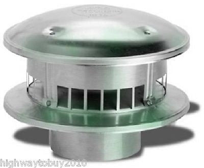 Selkirk 106800 6RV-RT 6  Round Type B Gas Vent Chimney Termination Cap Online