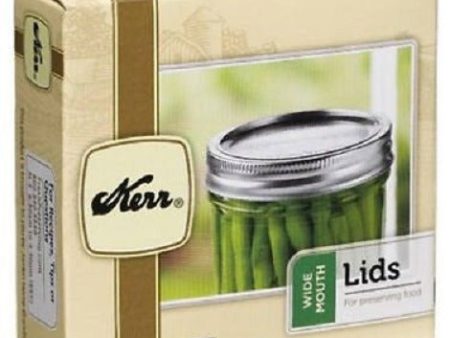 Kerr 2139399 12 Pack Wide Mouth Canning   Mason Jar Lids - Quantity of 3 Hot on Sale