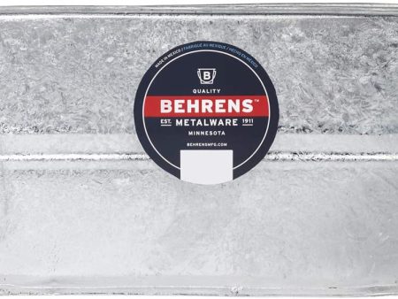 Behrens 1-OV 7.5 Gallon Hot Dipped Steel Oval Tub - Quantity of 3 For Discount