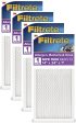 3M Filtrete UP23-4 Purple 14  x 24  x 1  MPR 1500 3 Month Air Filter - Quantity of 4 Hot on Sale