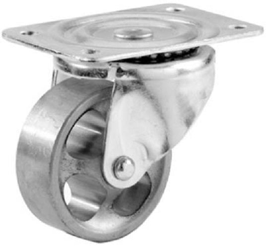 Richelieu America F25028 2  Inch Steel Wheel Swivel Plate Casters - Quantity of 6 on Sale