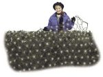 Holiday Wonderland 48950-88 150 Light Count 4  x 6  Clear Net Christmas Lights - Quantity of 24 Online Sale