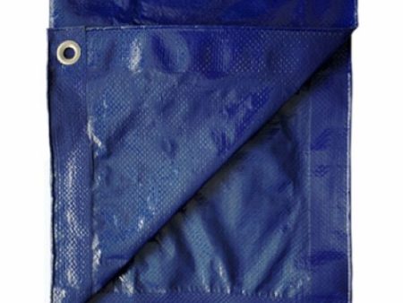 ITM MD-GT-BB-2030 20  Foot x 30  Foot Blue Polyethylene Storage Tarp Cover - Quantity of 6 Online now