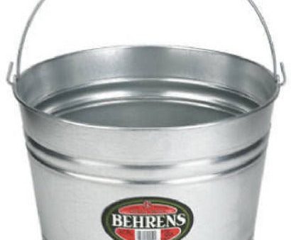 Behrens C17GS 4 Gallon Galvanized Sheet Steel Wash Tub Bucket - Quantity of 4 For Cheap