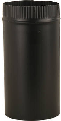 Imperial Mfg BM0220 6  x 48  24 Gauge Black Metal Stove   Chimney Pipe - Quantity of 10 Fashion