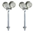 Stanley N174-268 5220 2-Pack Of Zinc Box Rail Barn Door Trolley Hanger Rollers - Quantity of 2 Online Sale