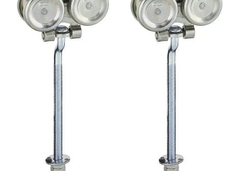 Stanley N174-268 5220 2-Pack Of Zinc Box Rail Barn Door Trolley Hanger Rollers - Quantity of 2 Online Sale