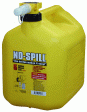 NO SPILL 1457  5 GALLON CARB COMPLIANT YELLOW DIESEL FUEL CAN CONTAINER Hot on Sale