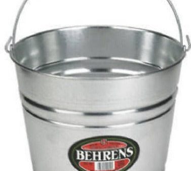 Behrens 1214GS 14 Quart Galvanized Sheet Steel Water Pail   Bucket With Handle - Quantity of 2 Online Hot Sale