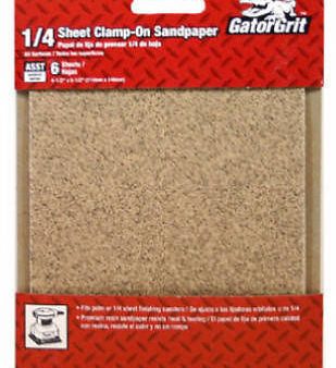 ALI GATORGRIT 5036 6pk ASSORTED grit SANDPAPER - Quantity of 50 packs Discount