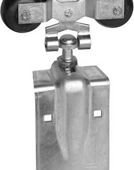 National  N193-730 Pair of Zinc 600 lb Barn Door Hangers   Rollers w Door Strap Fashion