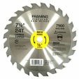 Disston 694374 Master Mechanic 7-1 4  24-Tooth Framing Combo & Circular Saw Blade - Quantity of 30 Fashion