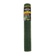 Midwest Air 889252A 4  x 50  Green Plastic Garden Fence - Quantity of 4 For Sale