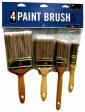 6 ea SHUR-LINE DI50051 4PC POLYESTER PAINT BRUSH SET For Discount