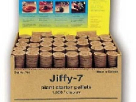 Jiffy J3BULK 1000-Count Jiffy-7 Plant Seed Starter Pellets - Quantity of 1 For Sale