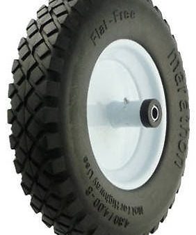 Marathon 00047 15.5  Diameter 8  Flat Free Knobby Tread Wheelbarrow Tire w6  Hub Sale