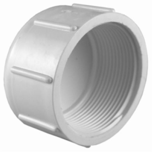 Charlotte Pipe PVC 02117 1200HA Schedule 40 1  White Threaded PVC Pipe Cap - Quantity of 60 For Discount