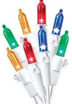 Holiday Wonderland 40847-88A 100 Count Multi-Color LED Mini Bulb Christmas Light Set- Quantity of 3 Online now