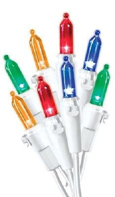 Holiday Wonderland 40847-88A 100 Count Multi-Color LED Mini Bulb Christmas Light Set- Quantity of 3 Online now