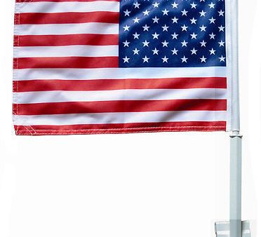 Annin 71808 11  x 18  US American Car   Truck Flag Attaches To Car Window - Quantity of 1 For Discount