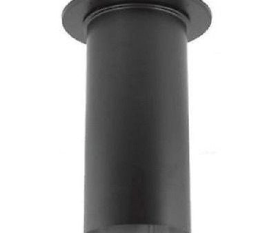 M&G Duravent 6DBK-SC 6  x 14  Single Wall Black Chimney Pipe Slip Connector Sale