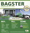 Bagster 3CUYD Waste Management Dumpster In A Bag 8  x 4  x 2.5  Trash Pickup - Quantity of 2 For Sale