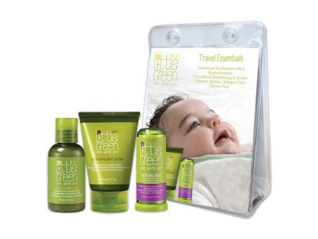 Mini plaukų ir kūno priežiūros rinkinys kūdikiams Little Green Baby Travel Essentials PRLG13101, rinkinį sudaro: plaukų šampūnas ir kūno prausiklis 60 ml, kūno losjonas kūdikiams 60 ml ir kūną raminantis balzamas 13 g Discount