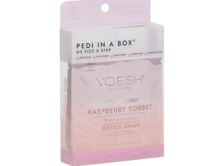 Procedūra kojoms Voesh Pedi In A Box O2 Fizz 5 in 1 Raspberry Sorbet VPC508RBS, atgaivina, maitina pėdas Online