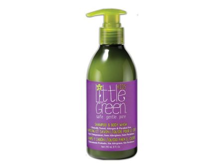 Plaukų šampūnas ir kūno prausiklis vaikams Little Green Kids Shampoo & Body Wash LGK8, 240 ml Sale