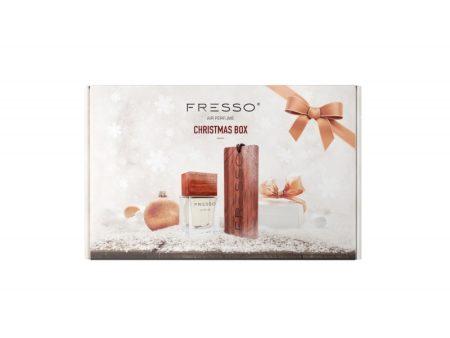 FRESSO Christmas Box auto kvapų pakuotė +dovana Previa plaukų priemonė Cheap