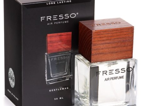 FRESSO Gentelman 50 ml purškiamas auto kvapas +dovana Previa plaukų priemonė Supply