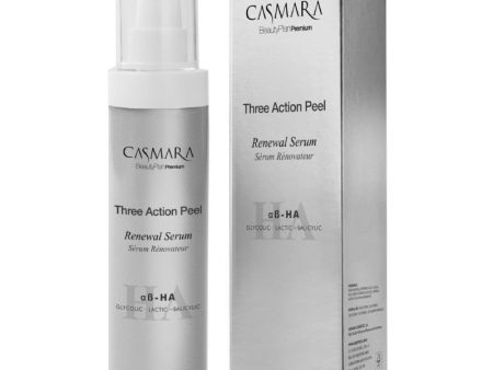 Trejopo poveikio veido odos šveitiklis Casmara Three Action Peel Renewal Serum CASA91005, su glikolio rūgštimi, 150 ml on Sale